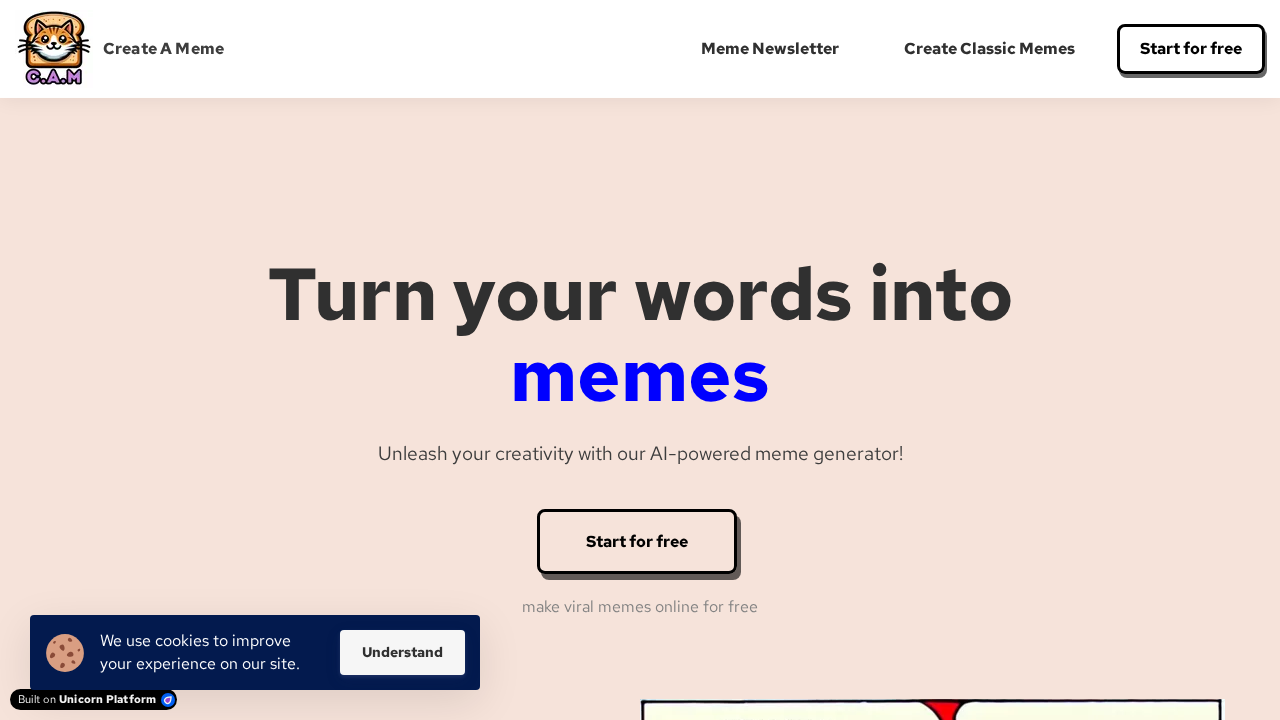 memecreator.xyz screenshot