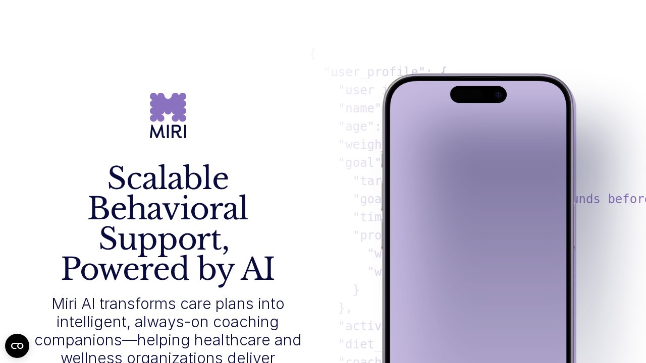 Miri.health screenshot