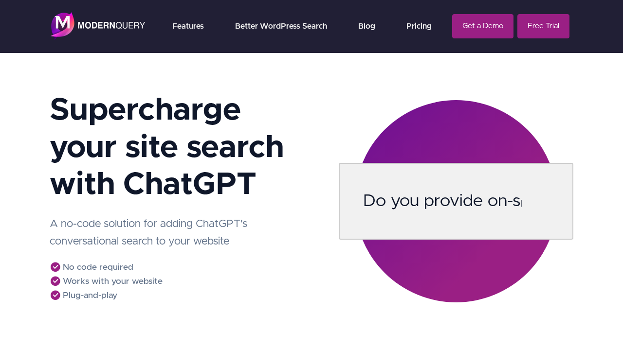 ModernQuery screenshot