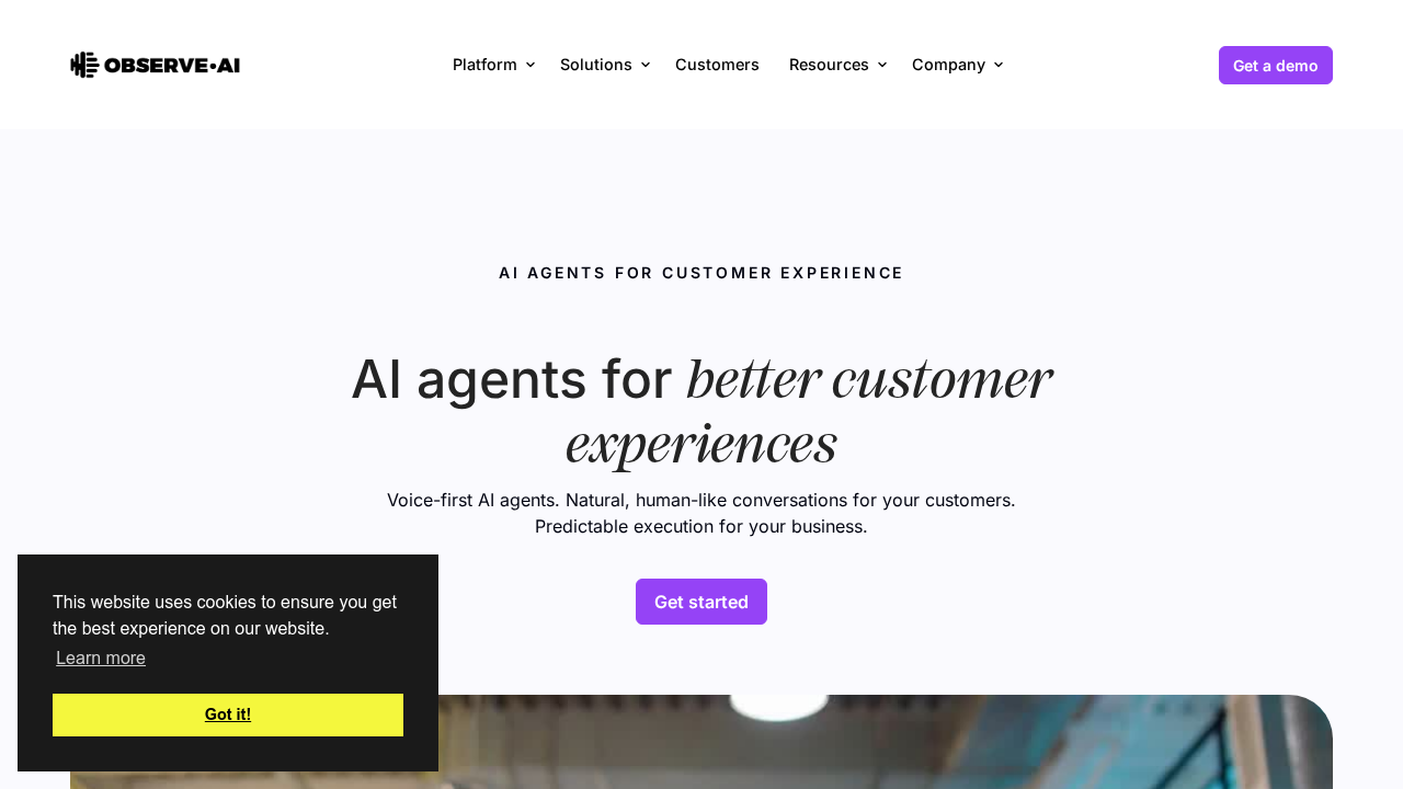 observe.ai screenshot