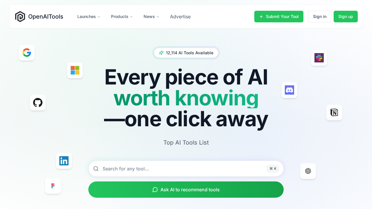 openaitools.io screenshot