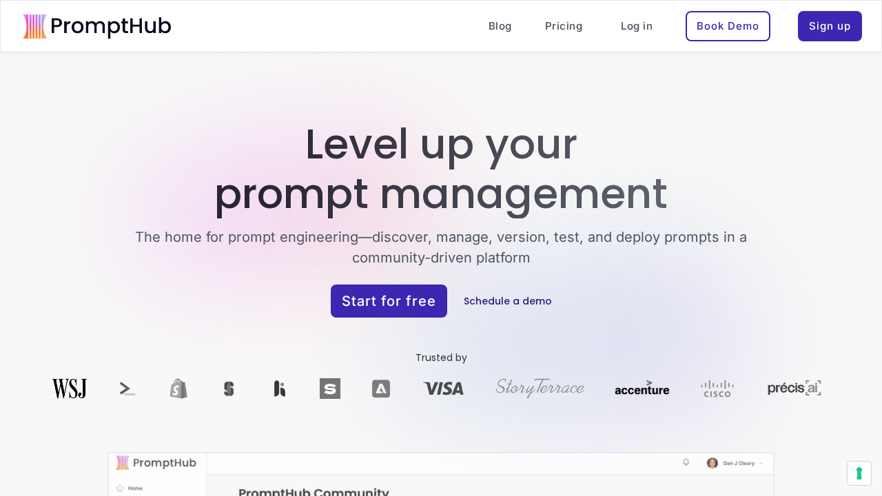 PromptHub screenshot