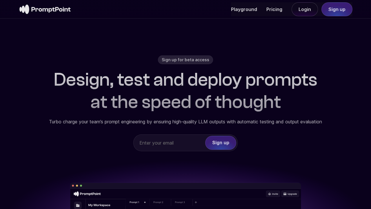 PromptPoint.ai screenshot