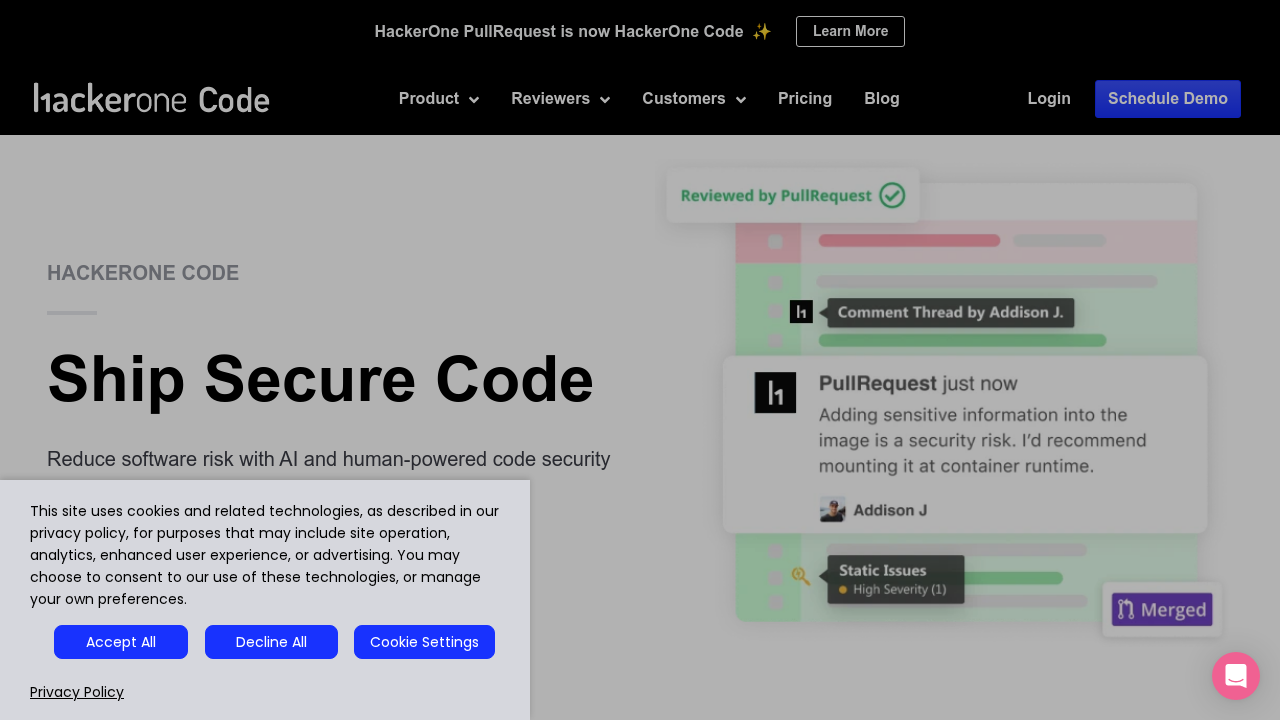HackerOne Code screenshot
