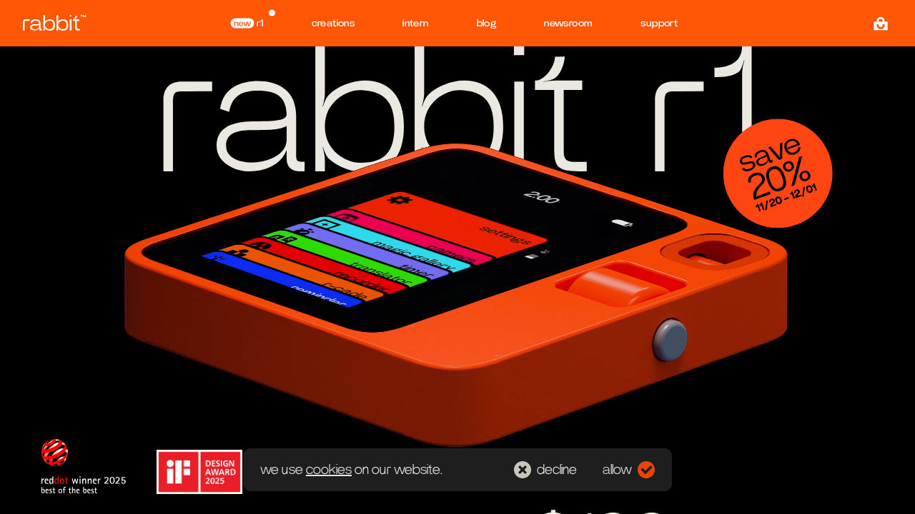 Rabbit R1 screenshot