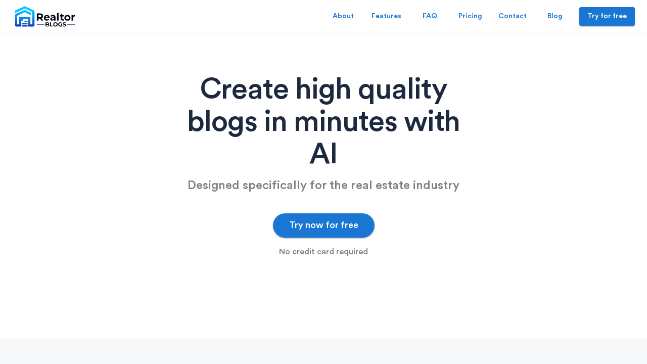 Realtor Blogs screenshot