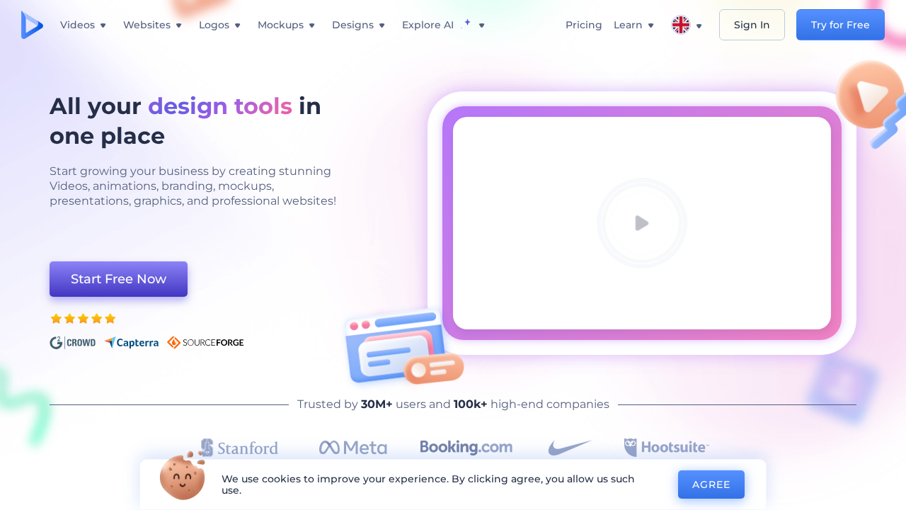 Renderforest screenshot