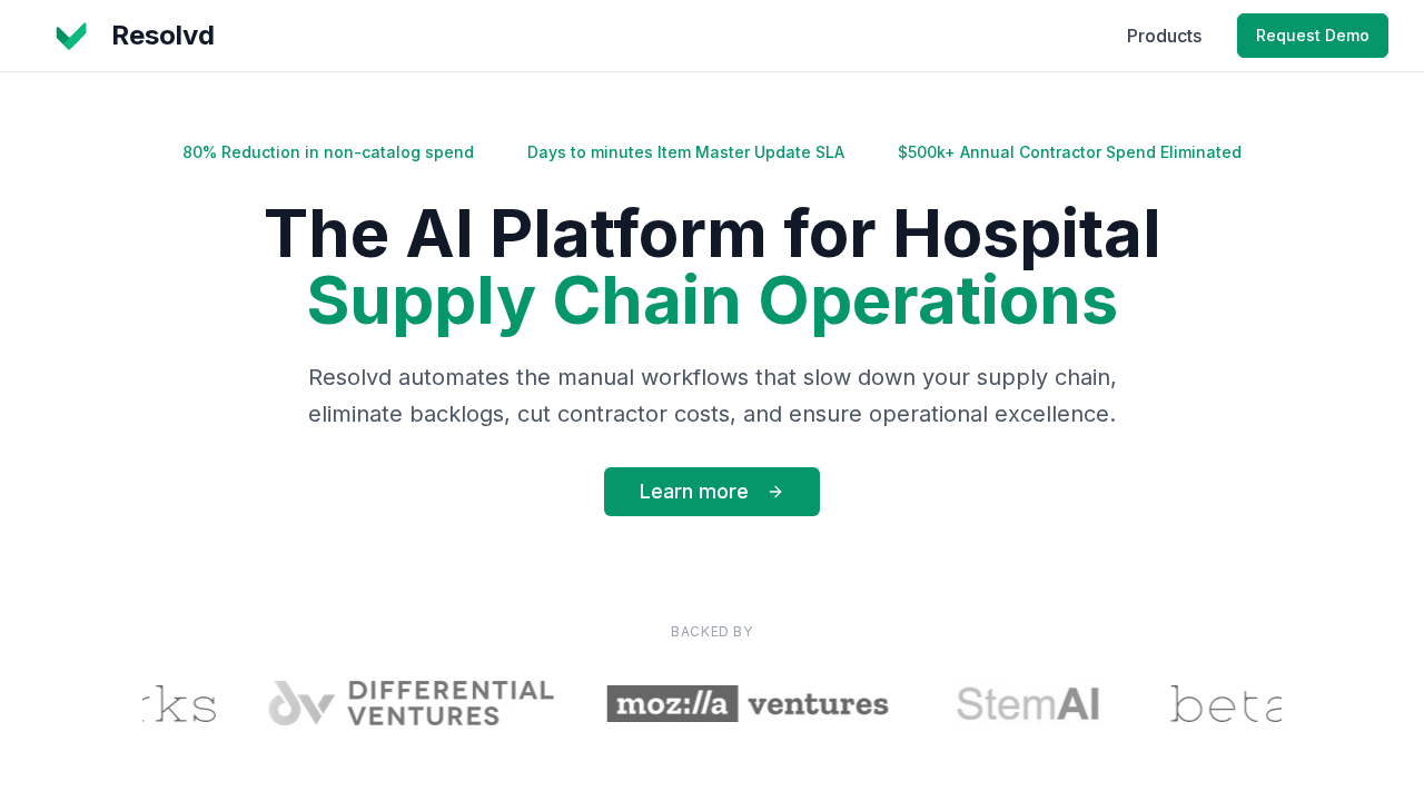 Resolvd.ai screenshot
