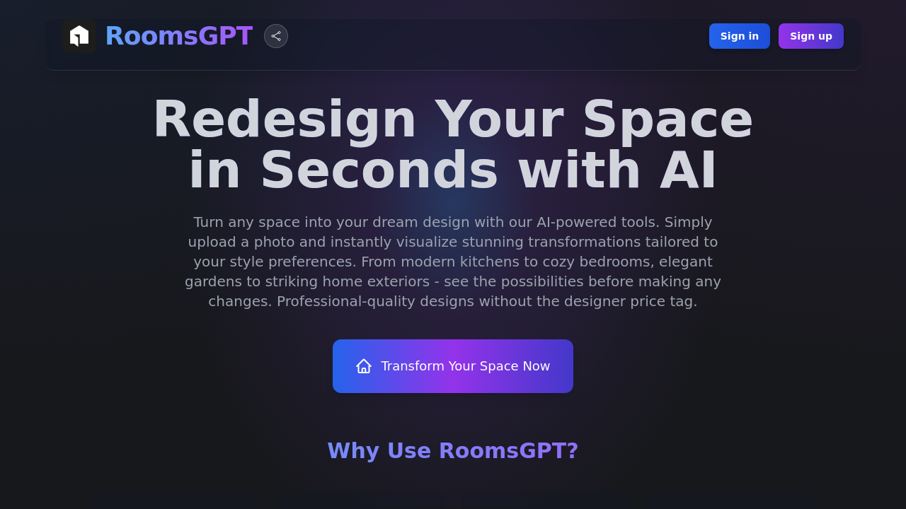 RoomsGPT screenshot