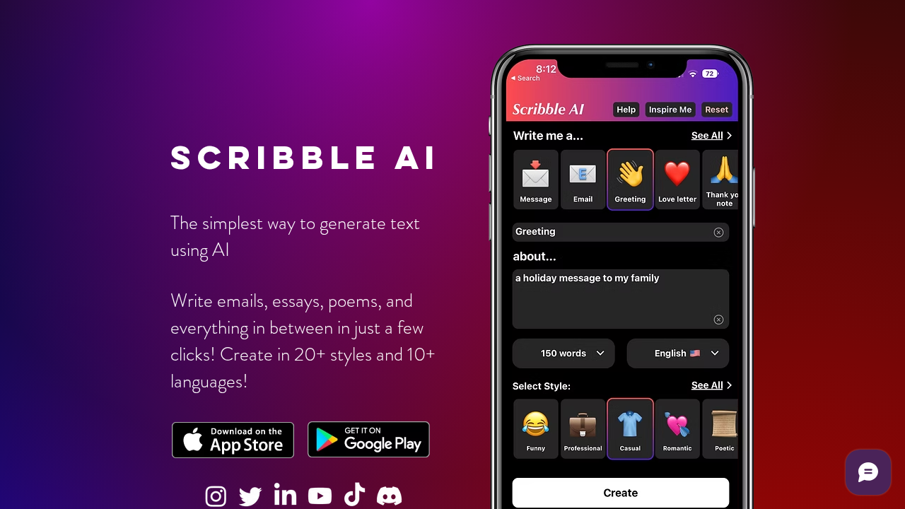 ScribbleAI screenshot