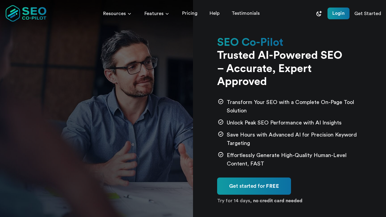SEO Co-Pilot screenshot