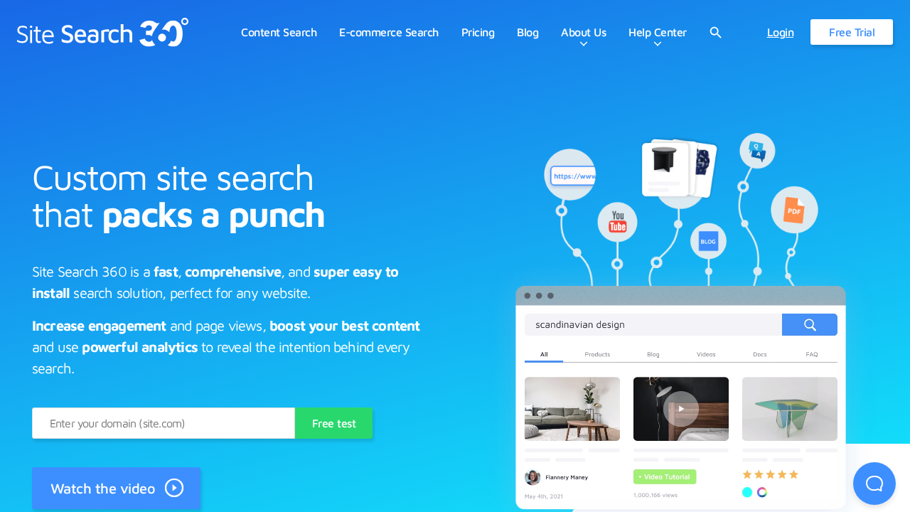 Site Search 360 screenshot