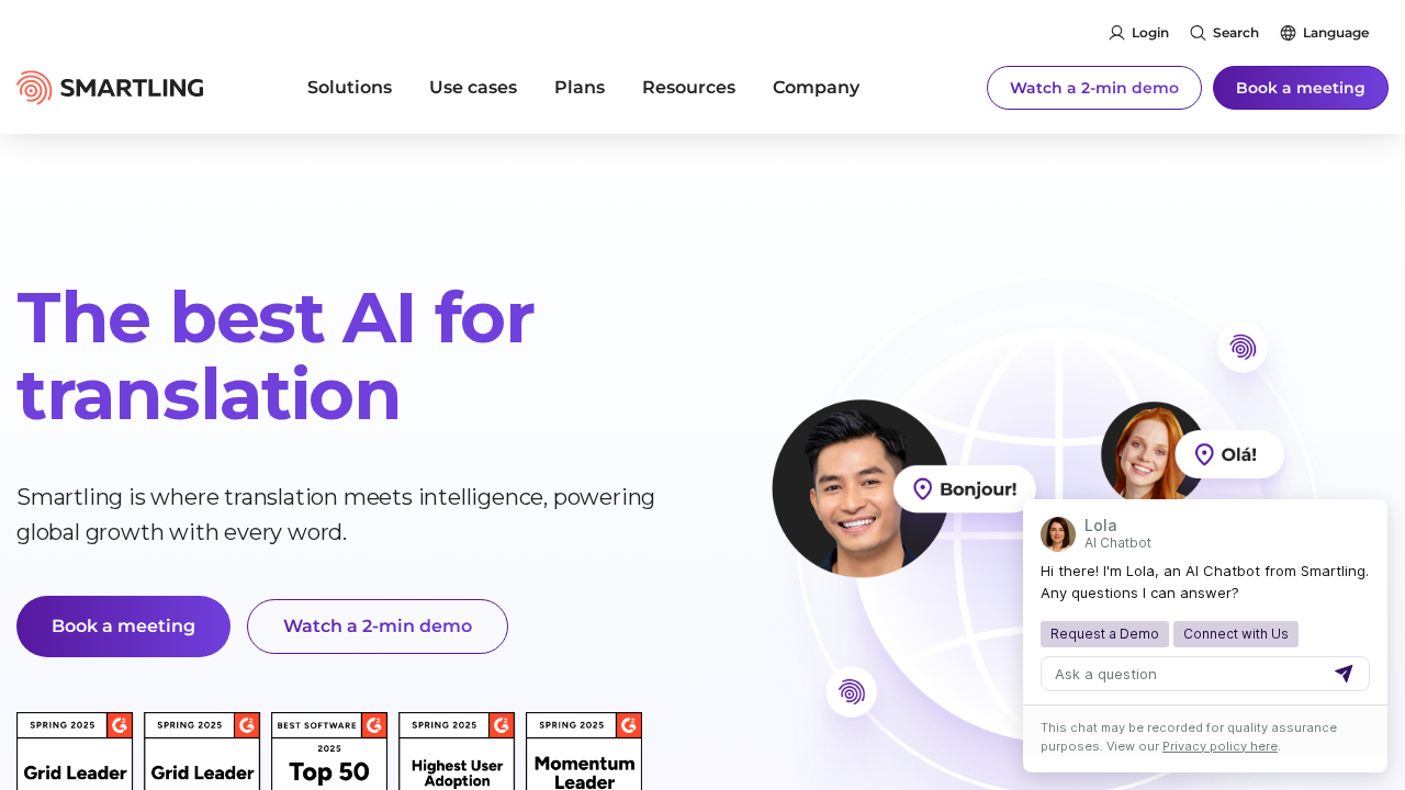 Smartling screenshot