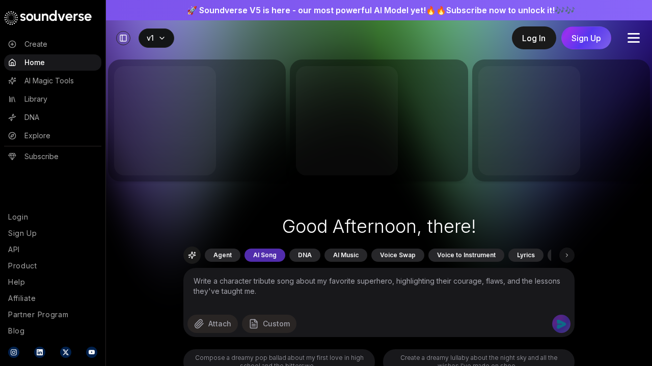 Soundverse screenshot