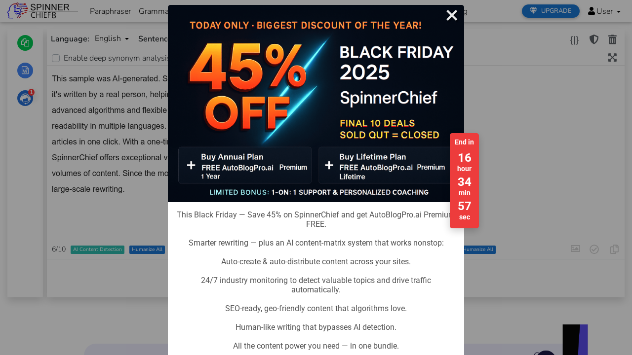 SpinnerChief screenshot