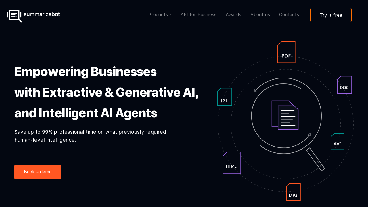 Summarizebot screenshot