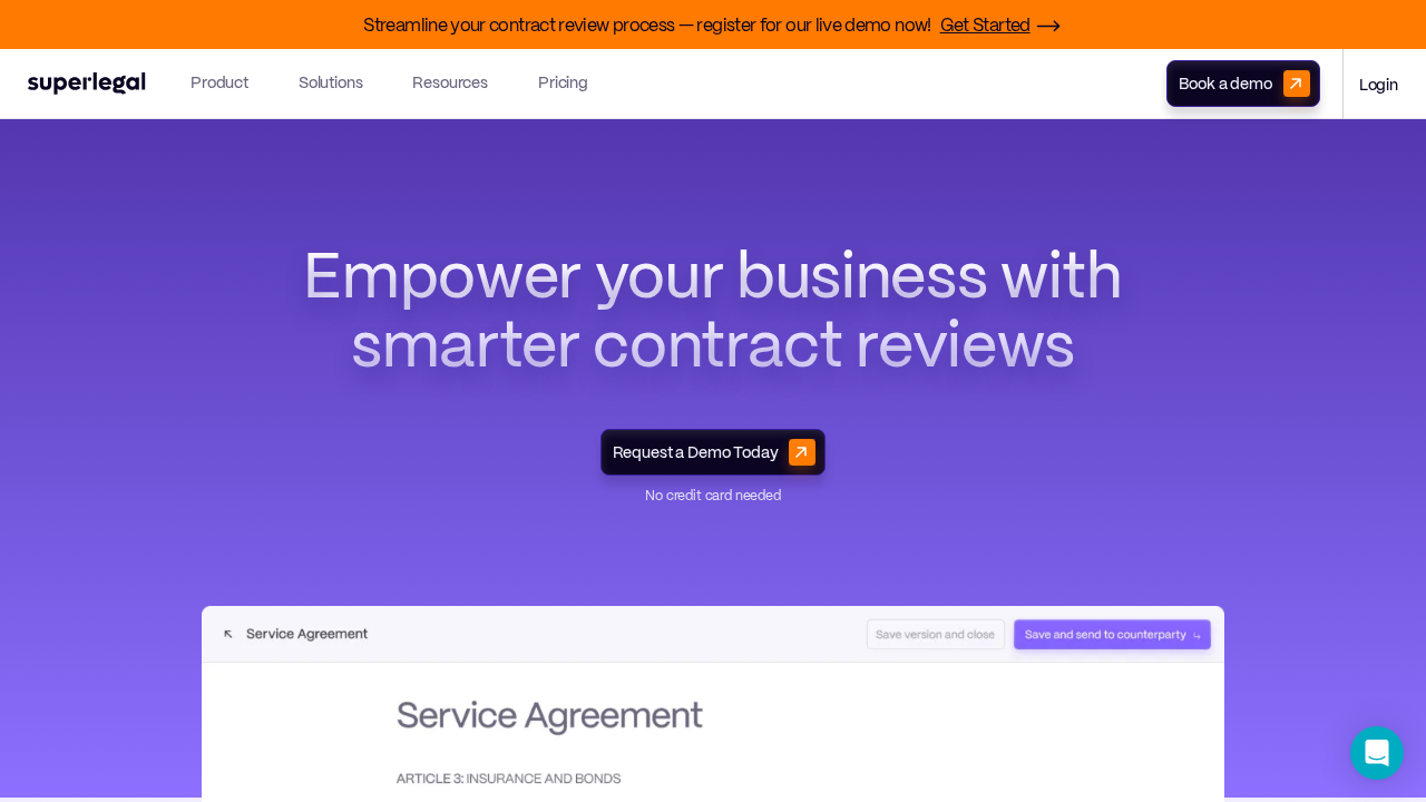 Superlegal.ai screenshot
