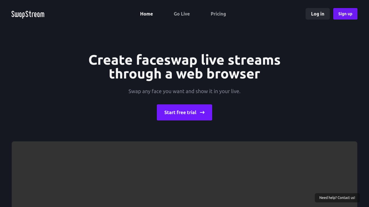 SwapStream screenshot