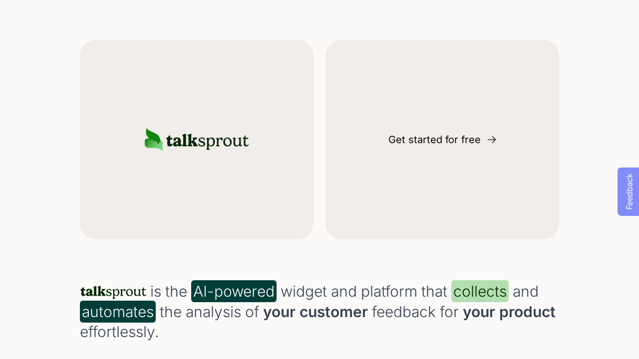 Talksprout screenshot