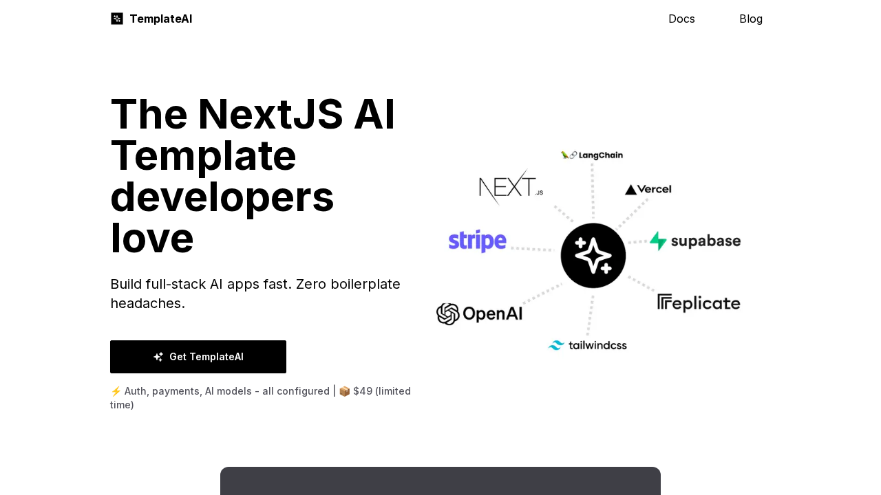 TemplateAI screenshot