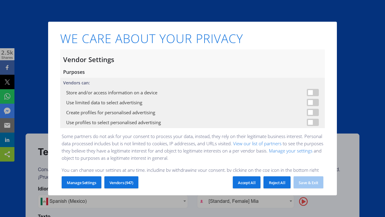 texvoz.com screenshot