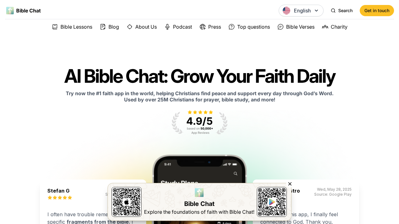 thebiblechat.app screenshot