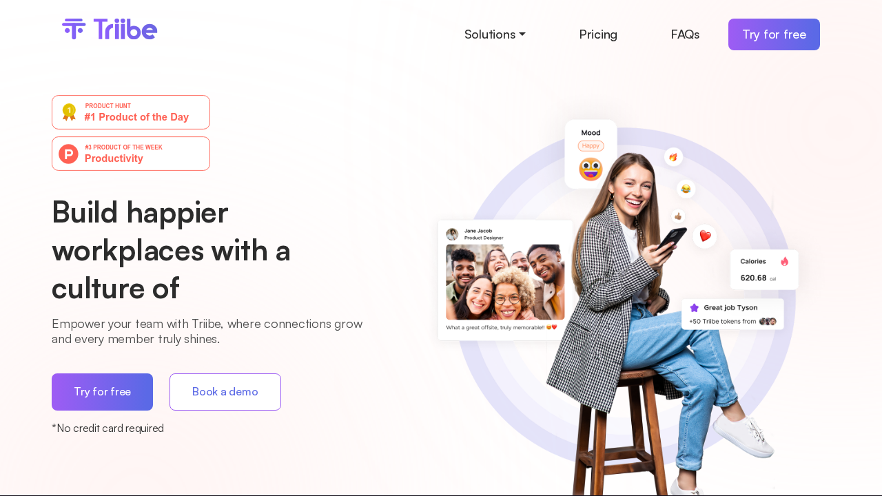 Triibe.club screenshot