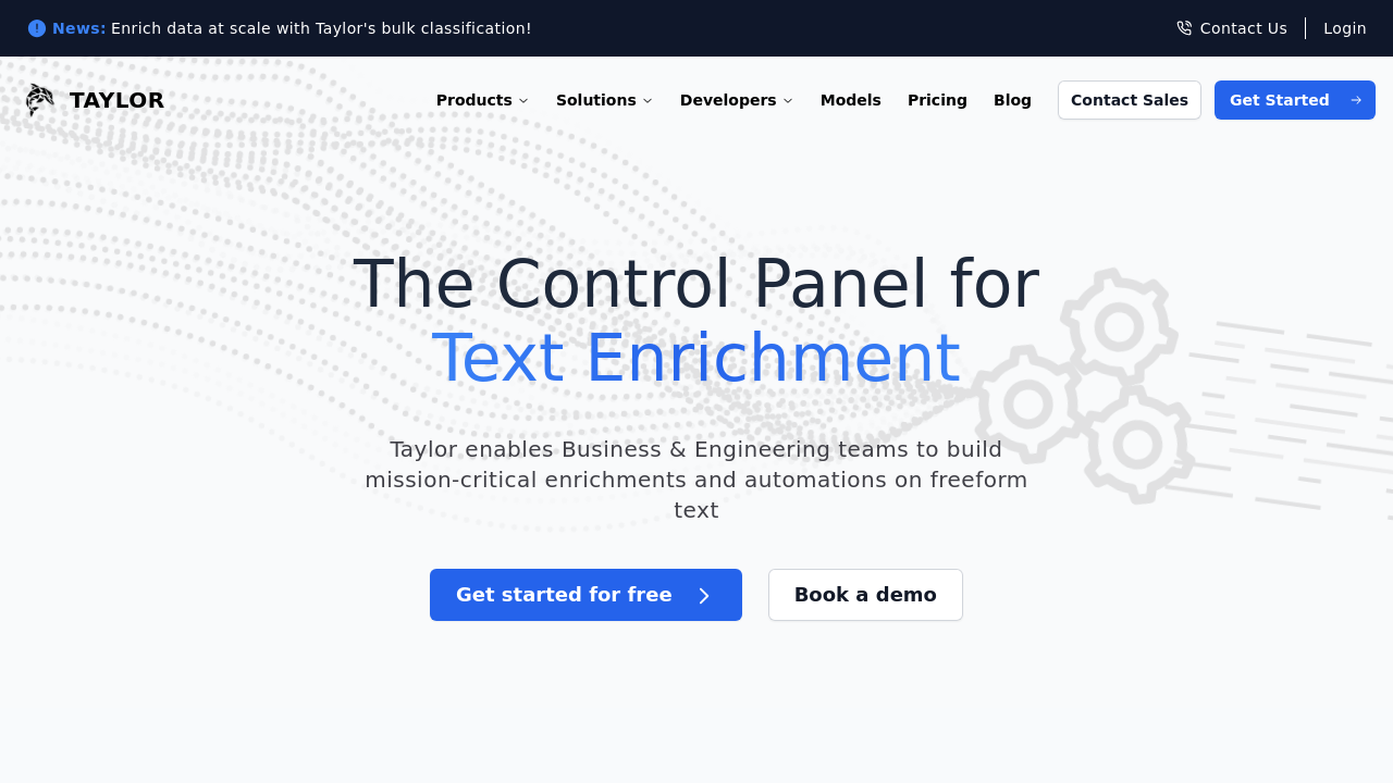 Taylor AI screenshot