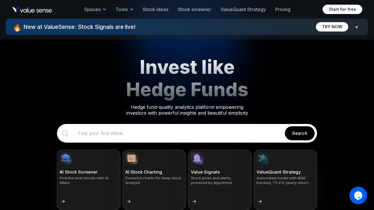 ValueSense screenshot