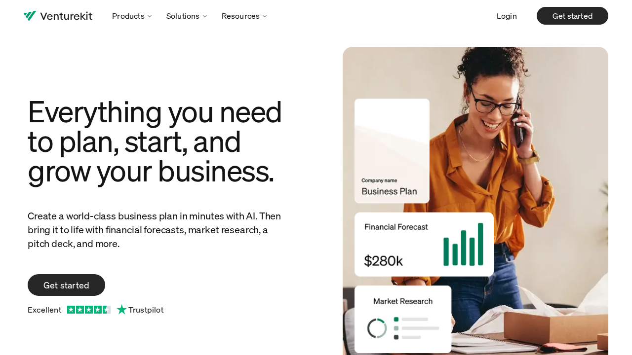Venturekit screenshot