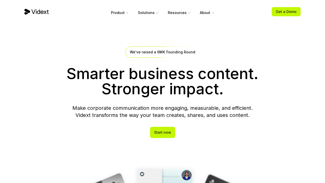 Vidext.io screenshot