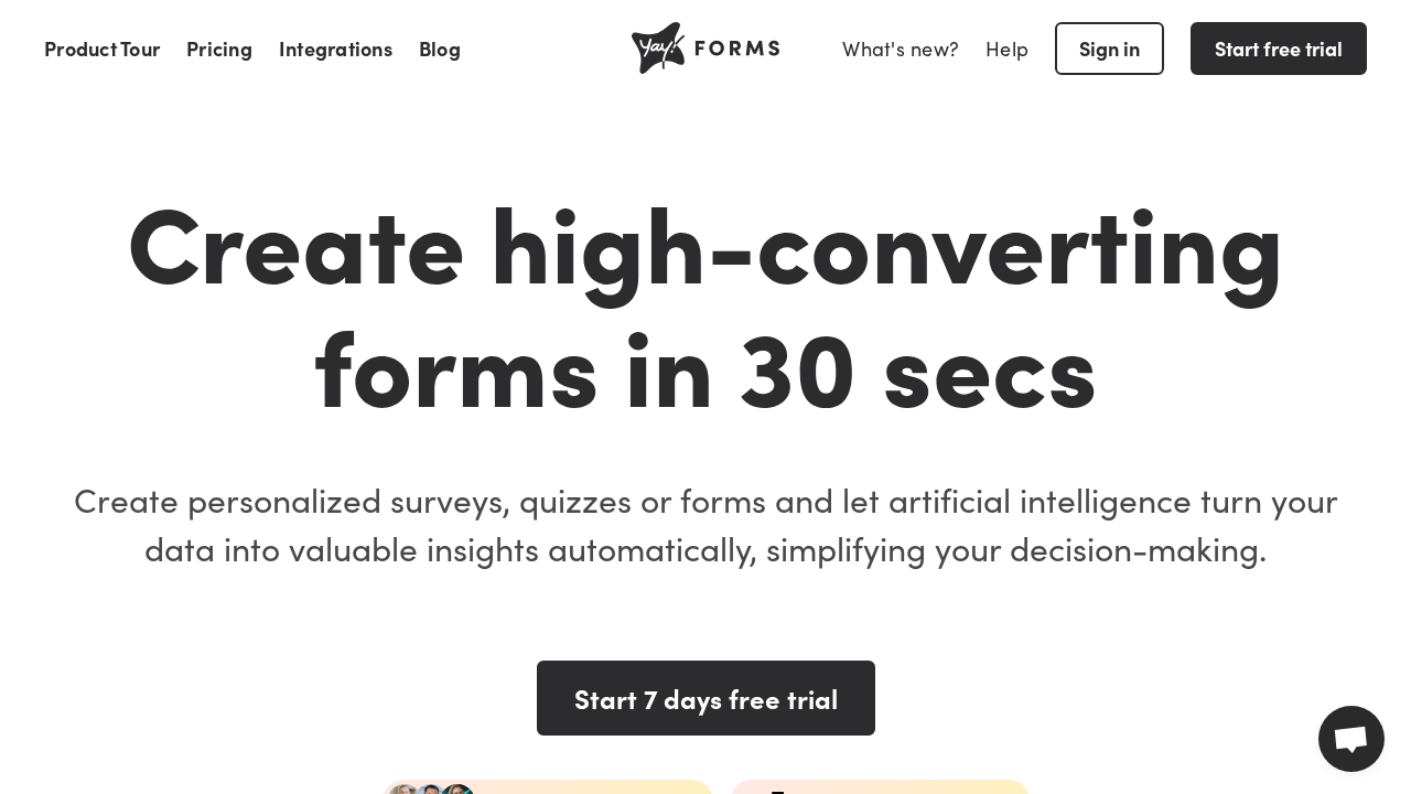 Yay! Forms screenshot