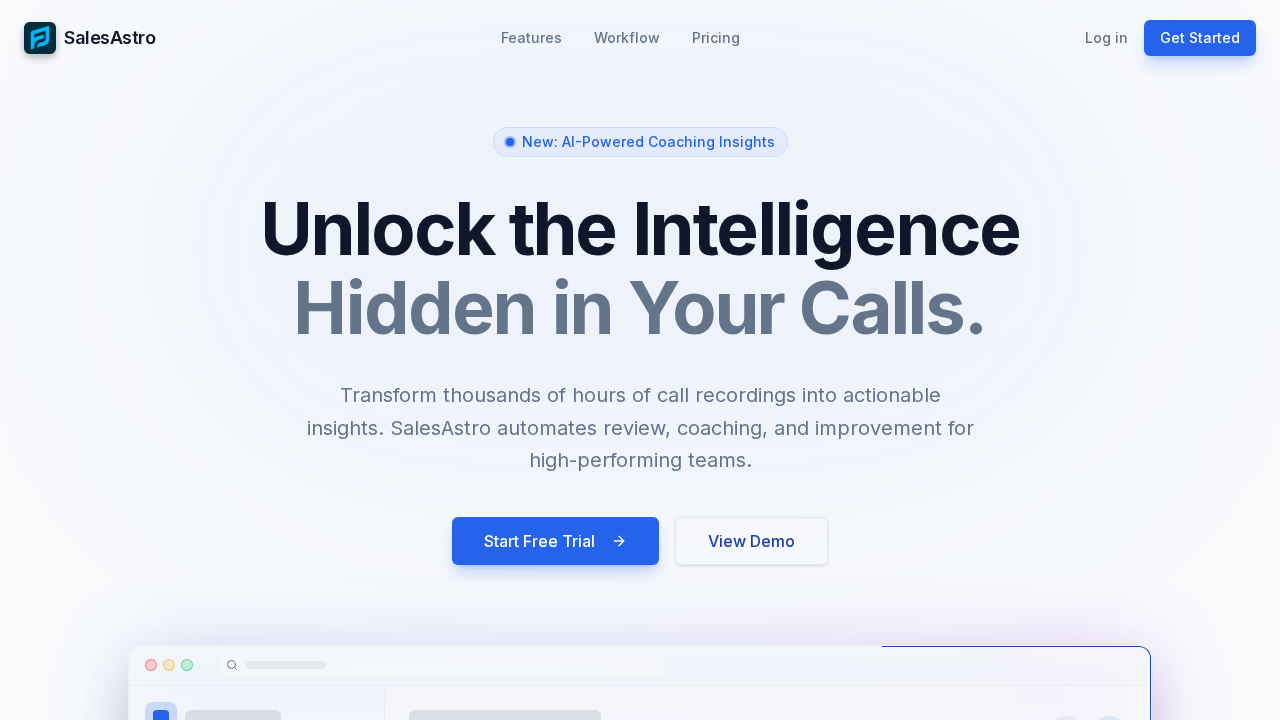 SalesAstro screenshot