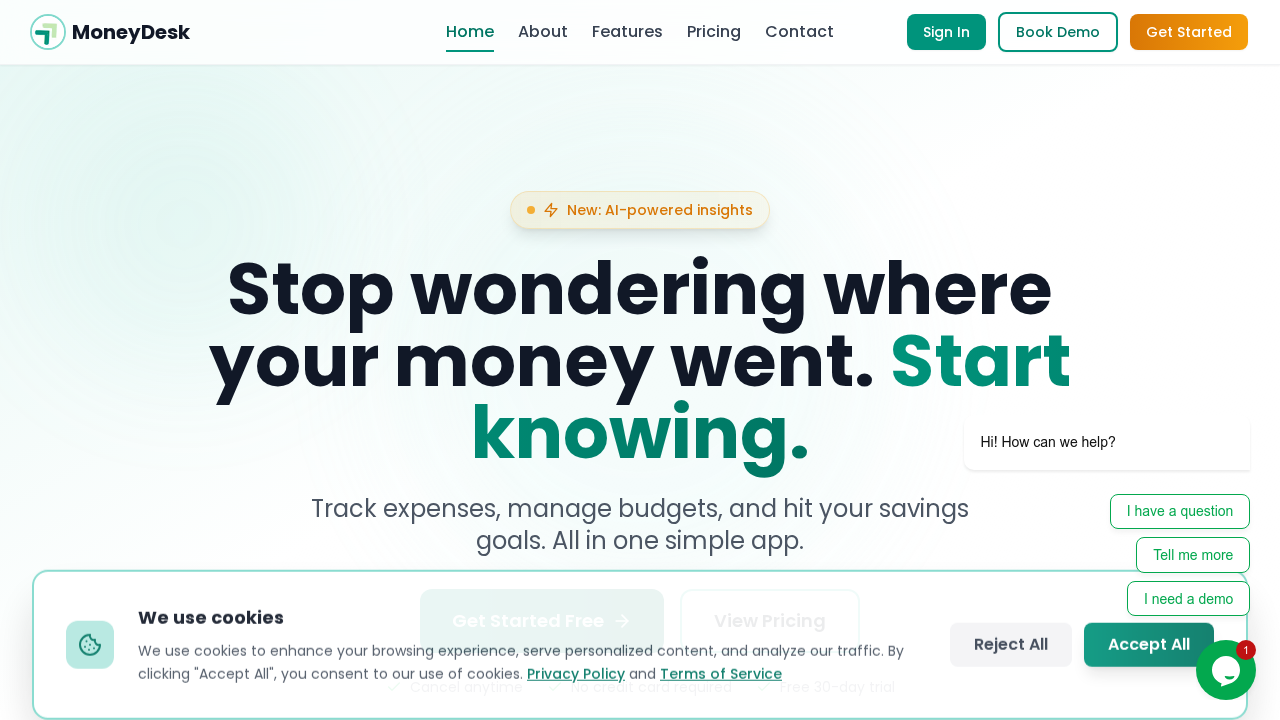 MoneyDesk screenshot