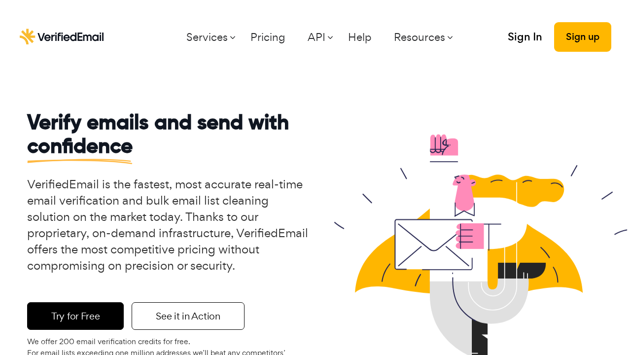 VerifiedEmail screenshot