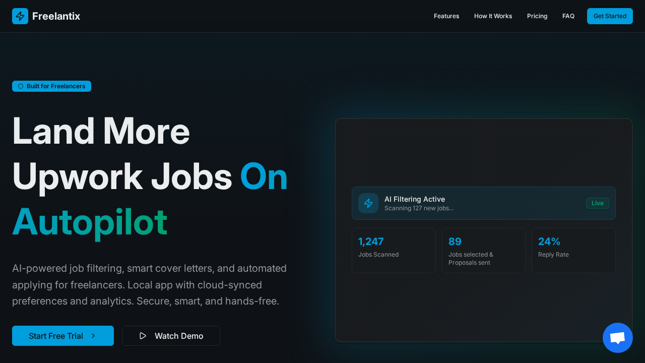 Freelantix screenshot