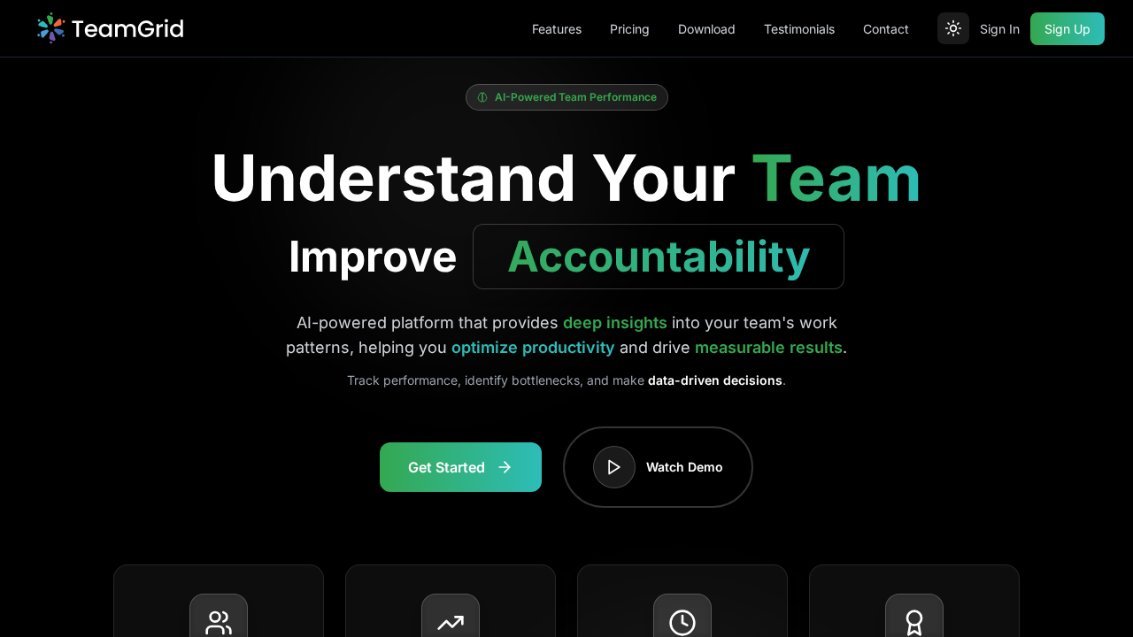 TeamGrid.Ai screenshot