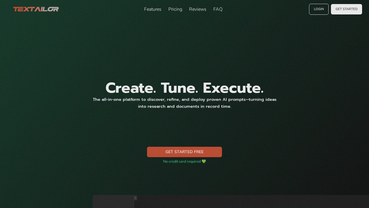 Textailor screenshot
