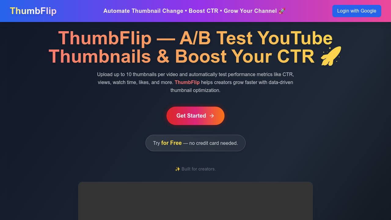 ThumbFlip screenshot