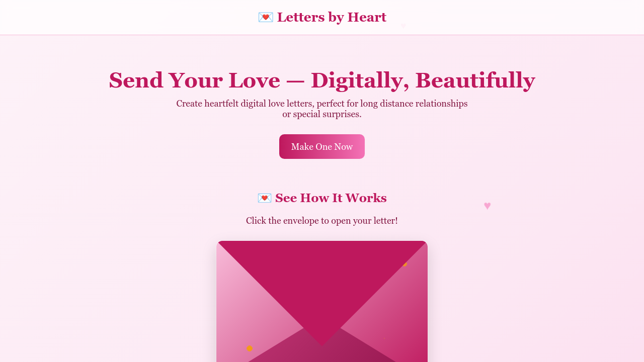 Letters by Heart screenshot