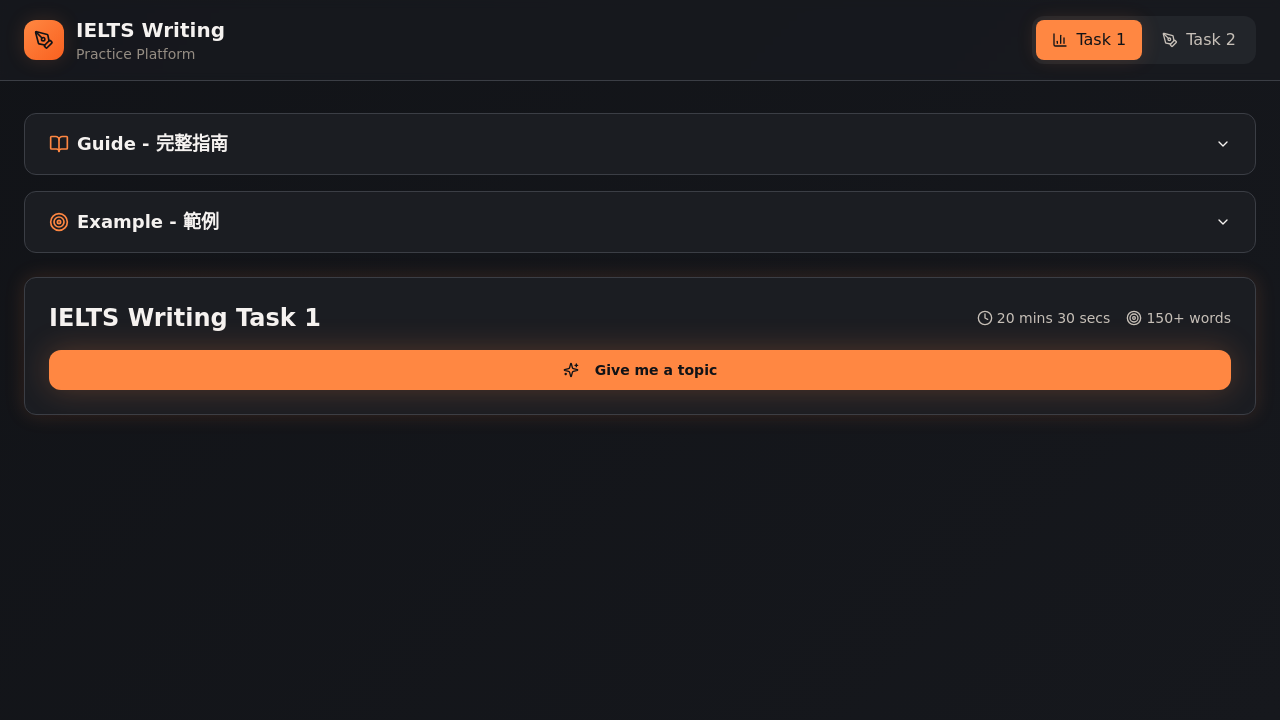 Practice IELTS Writing screenshot