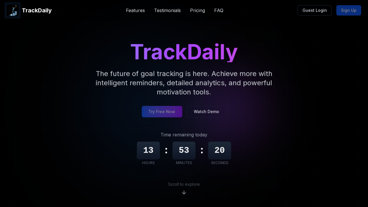 TrackDaily screenshot