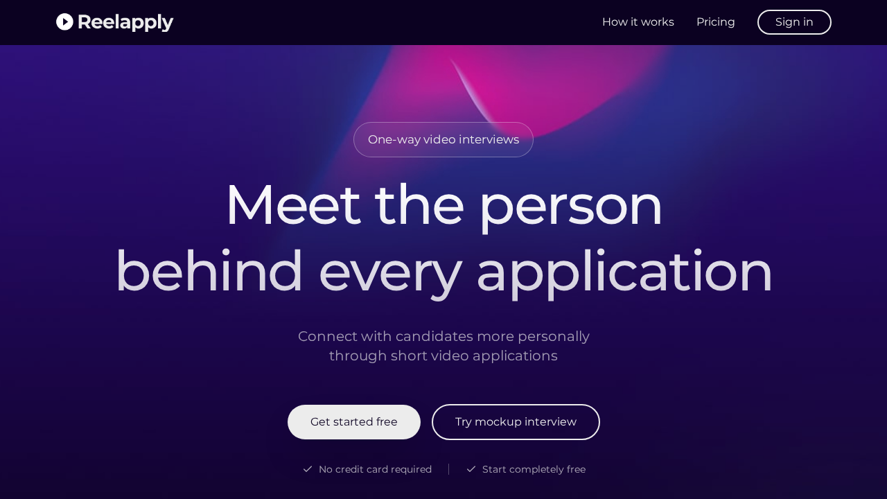 Reelapply screenshot