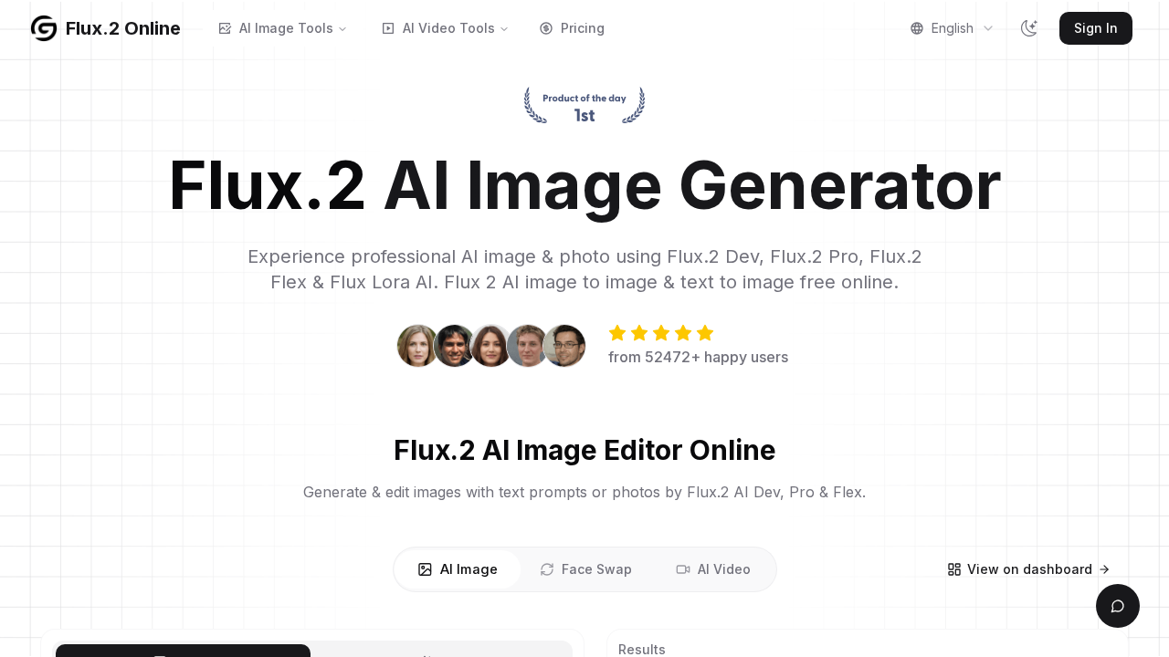 Flux.2 AI Image Generator screenshot