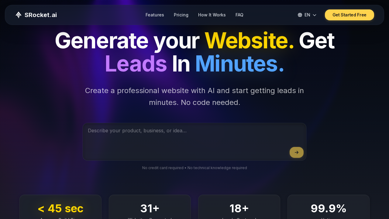 SRocket.ai screenshot