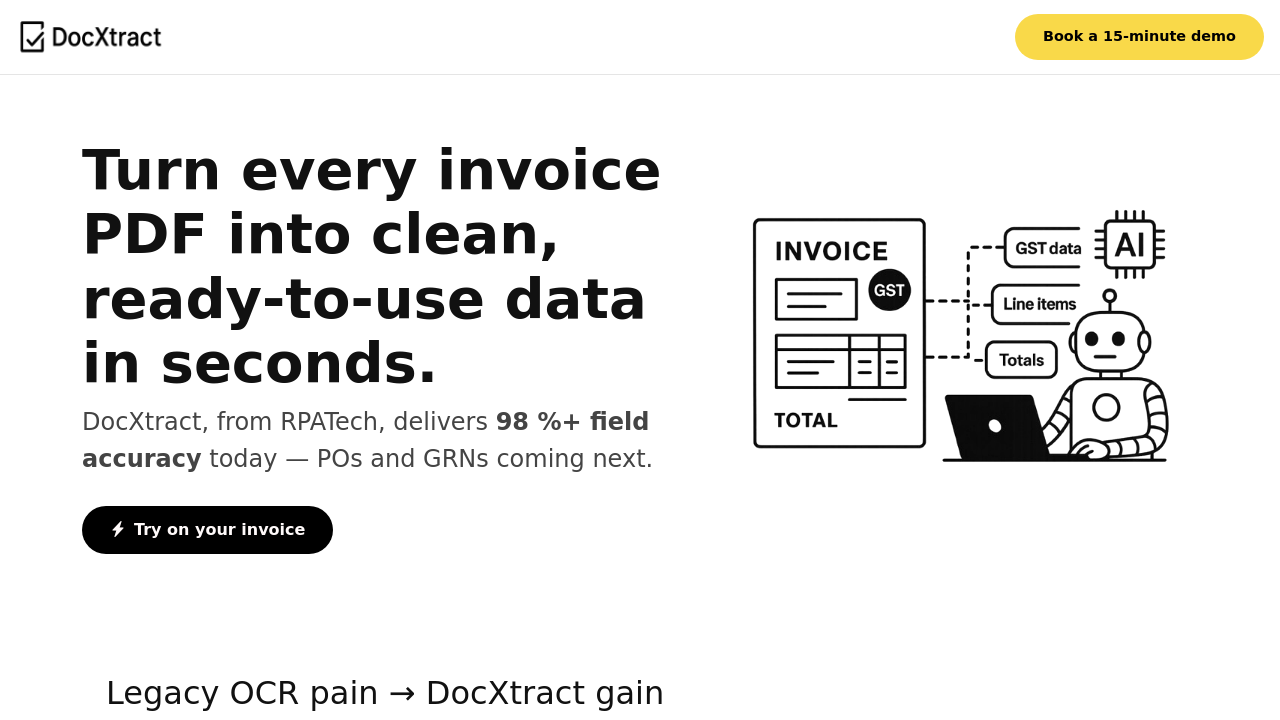 DocXtract screenshot