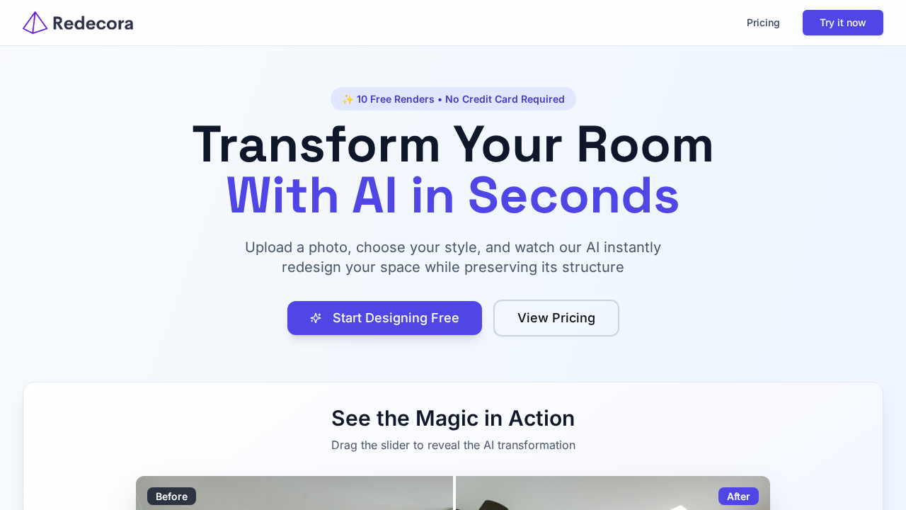 Redecora AI screenshot