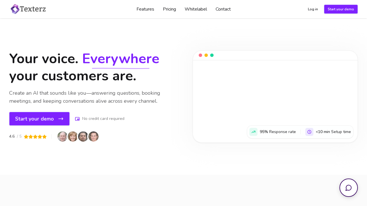 Texterz.ai screenshot