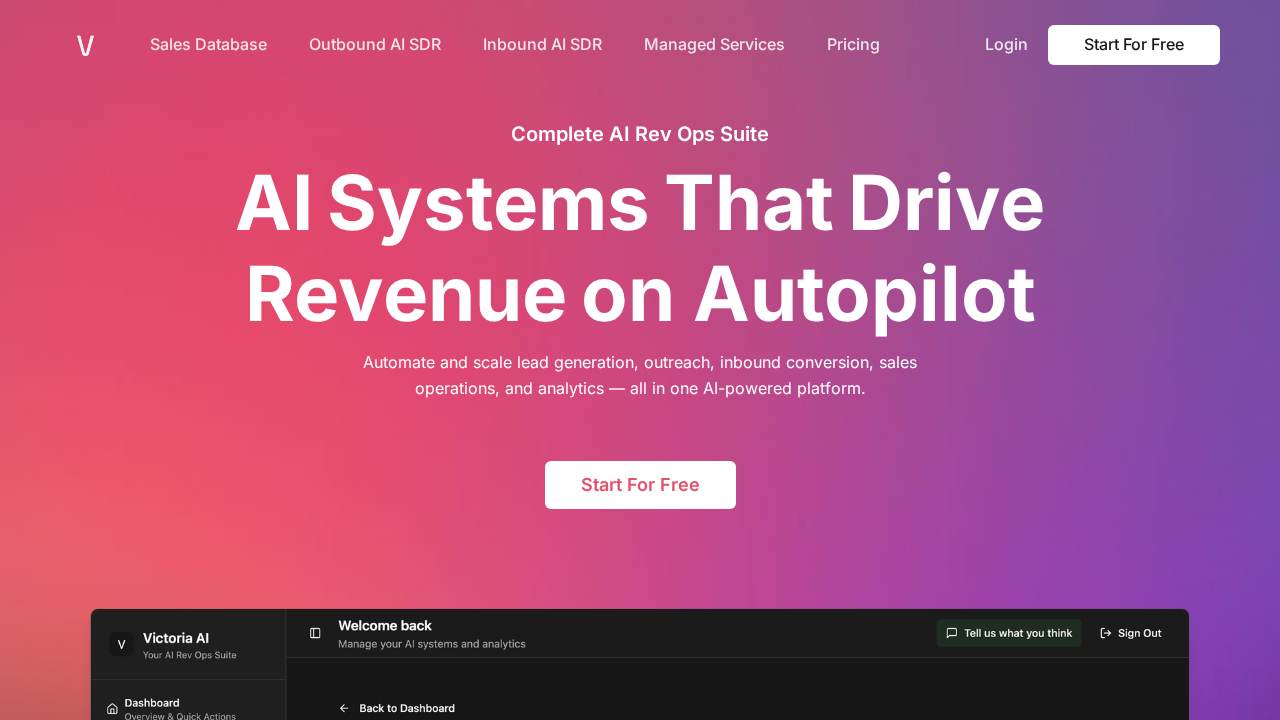 Victoria AI screenshot