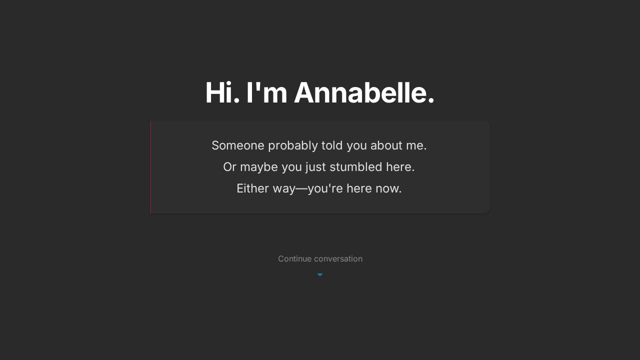 Annabelle - AI Memory Witness screenshot